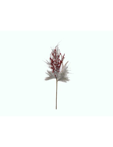 RAMO 75962 BACCHE C/CORNA ROSSO 70CM su TreG Ingrosso