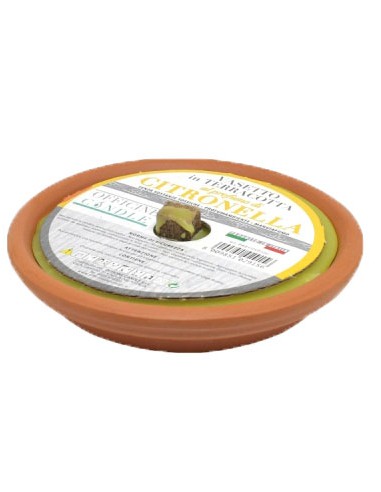 FIACCOLA PAD165OC TERRACOTTA CITRONELLA 17,5CM su TreG Ingrosso