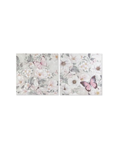 QUADRO CU194769 FIORI 80X80CM MODELLI ASSORTITI su TreG Ingrosso