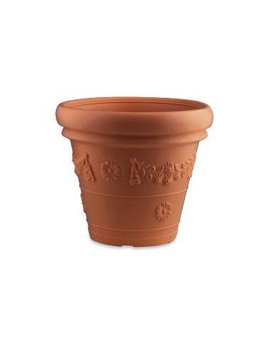 VASO FESTONATO 45XH40 CM IN PLASTICA PLASTIME su TreG Ingrosso