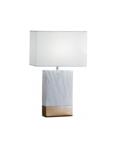 LAMPADA 61110 CERAMICA MARBLE 18X10X55CM ASS su TreG Ingrosso