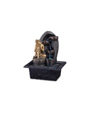 FONTANA ELETTRICA 86332 BUDDHA 30X24X39CM POLIRESINA su TreG Ingrosso