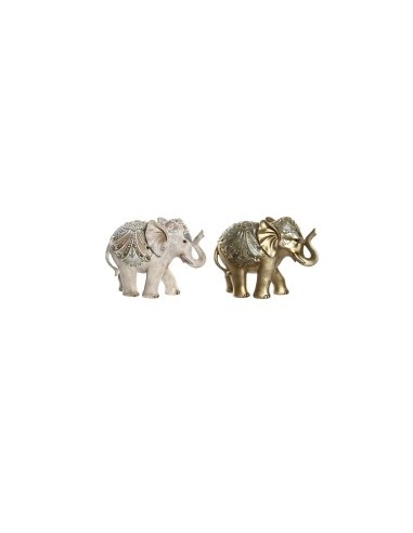 FIGURA ELEFANTE FD205586 RESINA ASSORTITO 24X8X19CM su TreG Ingrosso