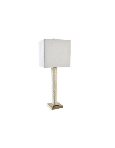 LAMPADA TAVOLO LA193662 METALLO/VETRO 28X28X76CM su TreG Ingrosso