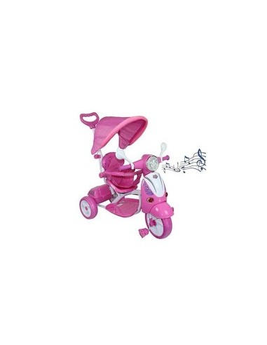 TRICICLO SCOOTER ROSA 35773 su TreG Ingrosso