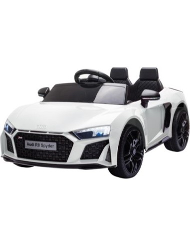 AUTO ELETTRICA AUDI R8 SPYDER BIANCA