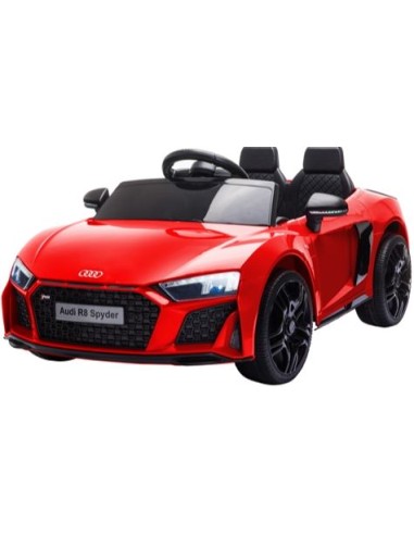 AUTO ELETTRICA AUDI R8 SPYDER ROSSA