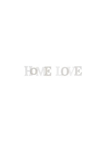 DECORAZIONE SCRITTA LD200647 HOME/LOVE 30X11CM ASSORTITO su TreG In...