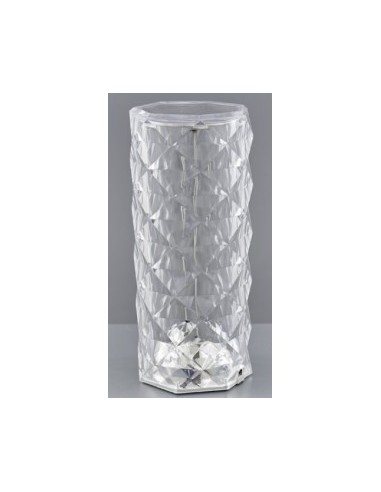 LAMPADA CRYSTAL CLASSIC LUCE CALDA/FREDDA TOUCH USB su TreG Ingrosso