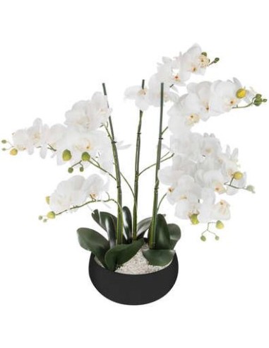 ORCHIDEA 155640A VASO CERAMICA NERO H65CM