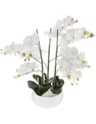 ORCHIDEA 155640B VASO CERAMICA BIANCO H65CM