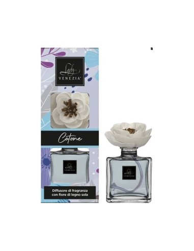 PROFUMATORE 100ML CUBO FIORI COTONE