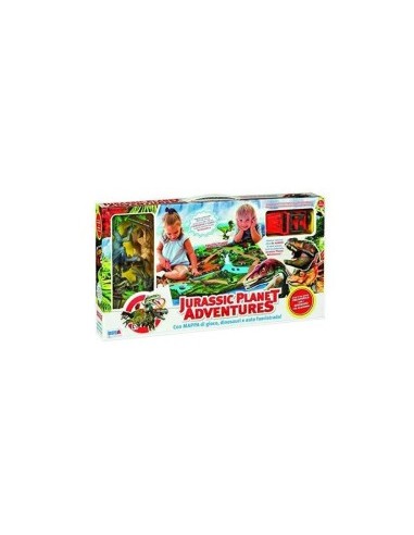 JURASSIC 11129 PLAYSET CON DINOSAURI E VEICOLO