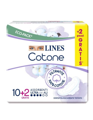 LINES COTONE ULTRA ALI 10+2PZ