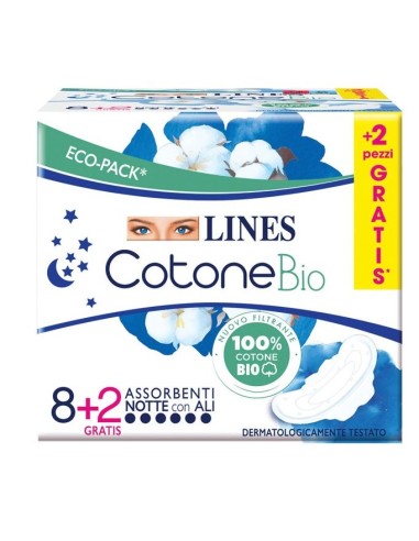 LINES COTONE ULTRA NOTTE 8+2PZ.