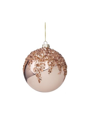 SFERA 0923357 TRIUMPH 8CM ORO-ROSA VETRO su TreG Ingrosso