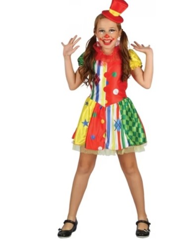 COSTUME 23052.7-9 CLOWN GIRL 7/9 ANNI