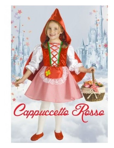 COSTUME 61430.3+ CAPPUCCETTO ROSSO 3+