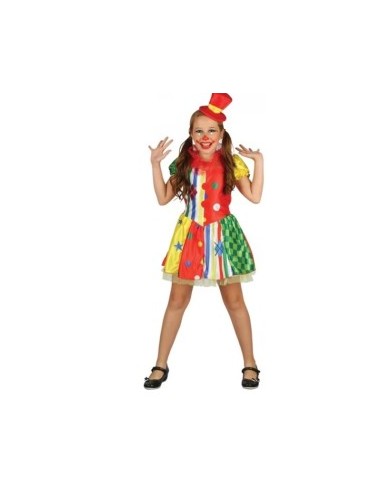 COSTUME 23052.5-7 CLOWN GIRL 5/7 ANNI