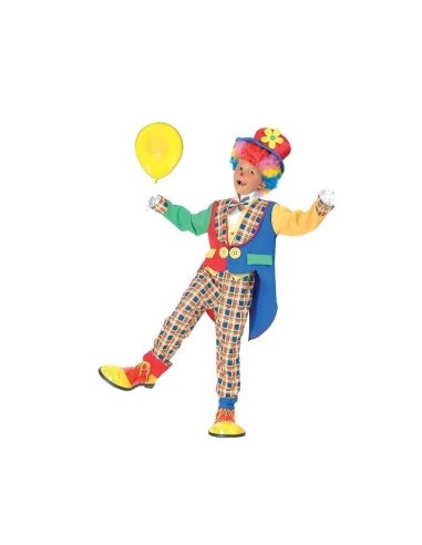 COSTUME 10730.8-10 CLOWN MONELLO 8/10 ANNI