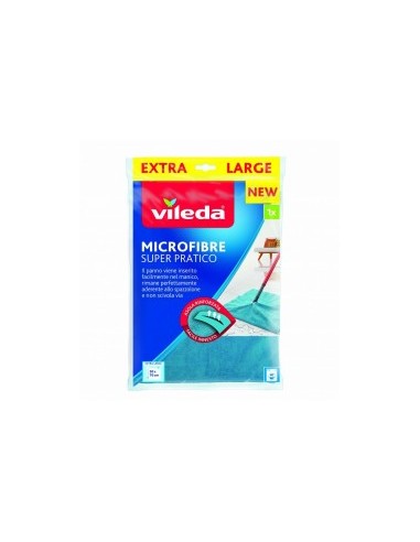 VILEDA PANNO SUPER PRATICO MICROFIBRA 18X24X0.1 CM FHP su TreG Ingr...