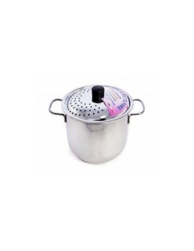 PENTOLA TUTTOFARE IN ACCIAIO INOX D.20 CM STEEL PAN su TreG Ingrosso