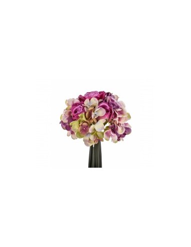 BOUQUET ROSE/ORSTENSIEX11 20CM BQ035 BIANCHI DINO su TreG Ingrosso