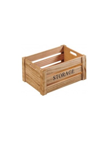 CASSETTA LEGNO NATURE STORAGE 30X20X16 CM KAUFGUT su TreG Ingrosso