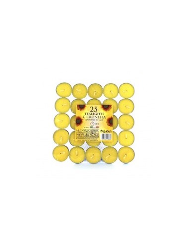 CONF 25 TEALIGHT 14127 CITRONELLA su TreG Ingrosso