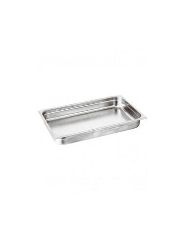 BACINELLA GASTRONORM ACCIAIO 1/1 H.100mm INOX PINTI INOX su TreG In...