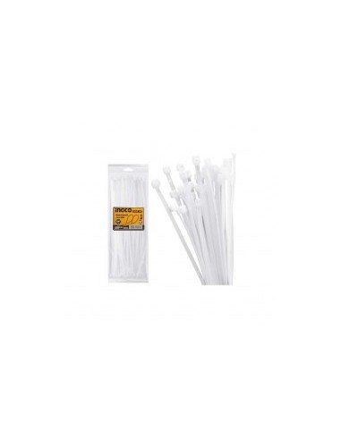 BLISTER 100 FASCETTE NYLON 2,5X100MM BIANCO su TreG Ingrosso