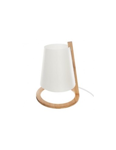 LAMPADA IN BAMBOO BIANCA 20 X 26 CM su TreG Ingrosso