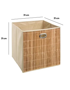 PORTAOGGETTI 31X31CM BAMBOO NATURALE su TreG Ingrosso