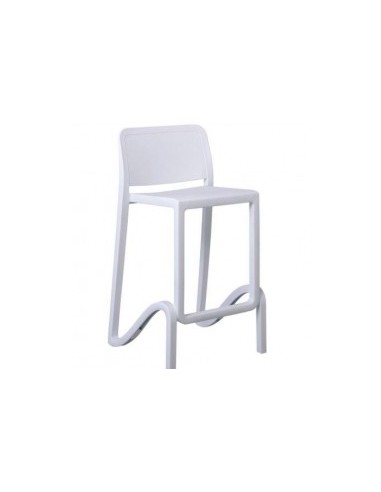 SGABELLO GIANO BIANCO 75CM su TreG Ingrosso