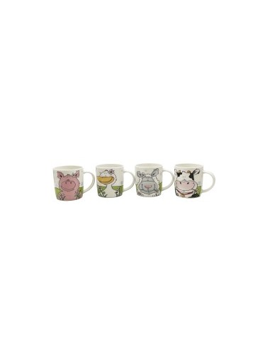 TAZZA MUG 22079 FATTORIA2 DECORI ASSORTITI su TreG Ingrosso