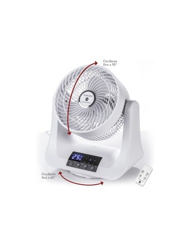 VENTILATORE TORNADO OSCILLANTE 45W su TreG Ingrosso