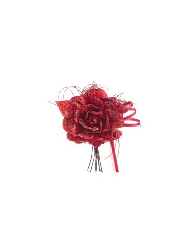 PICK 0904618 ROSA HOLLY ROSSO su TreG Ingrosso