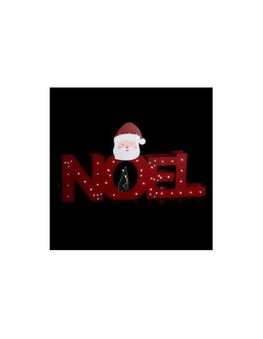 SCRITTA NOEL 177331 MDF 53X29CM CON LUCI su TreG Ingrosso