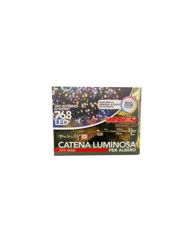 S/LUM 51530 CATENA 768LED MULTICOLOR CANDY su TreG Ingrosso