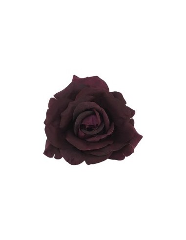 ROSA 130289 BURGUNDY 12CM PVC su TreG Ingrosso