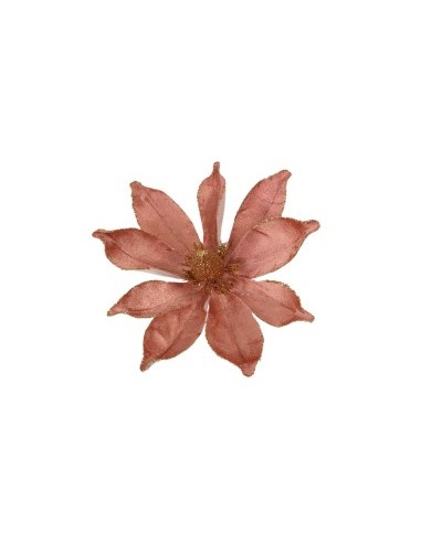 FIORE TESSUTO ROSA 22X26CM su TreG Ingrosso