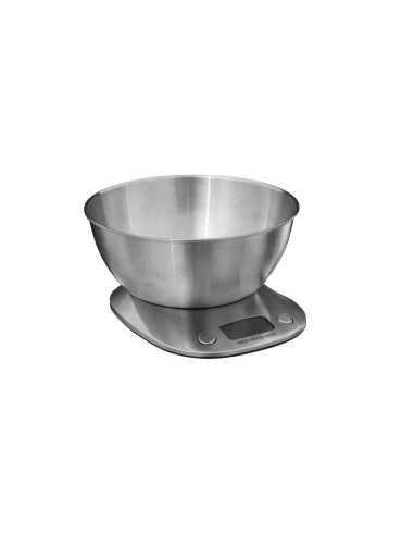 BILANCIA CUCINA 189397 DIGITALE 5KG/1GR CON CIOTOLA INOX