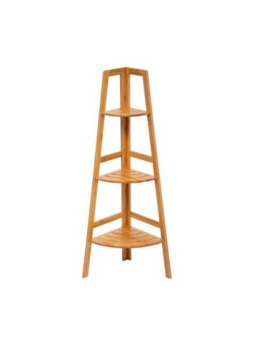 SCAFFALE ANGOLARE 174519 BAMBOO 3 PIANI 32X32X103CM