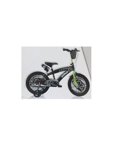 BICI BIMBO BMX 14 NERO - VERDE su TreG Ingrosso