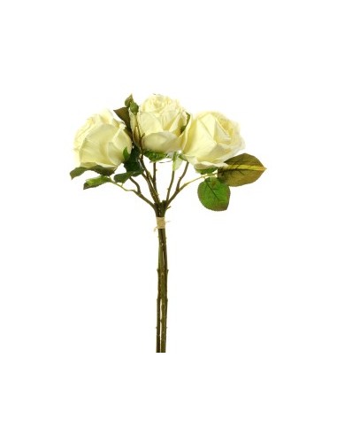 BOUQUET ROSE 270017410 44CM CREMA