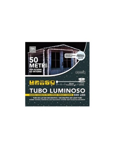 TUBO 69654 500 LED COLORE BIANCO DA ESTERNO