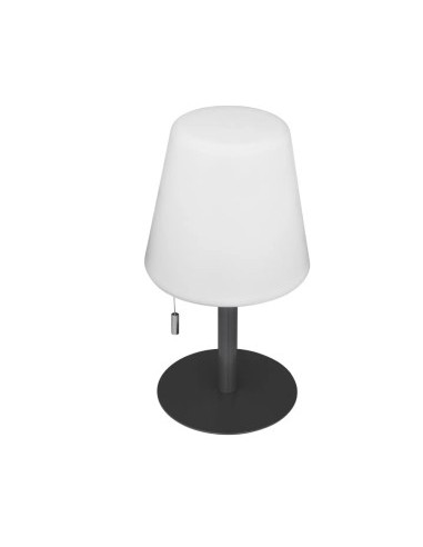 LAMPADA TAVOLO 202608 GRIGIO 30CM POLIPROPILENE/METALLO