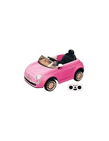 AUTO FIAT 500E ROSA 12V CON TELECOMANDO su TreG Ingrosso