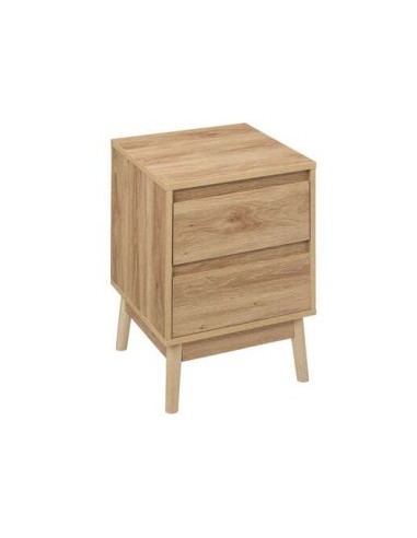 COMODINO 193544 ABANA 40X40X56CM 2 CASSETTI