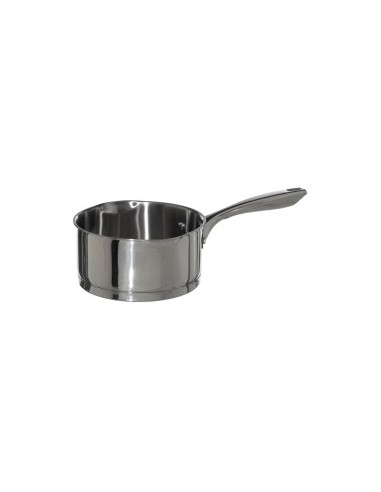 5five, Casseruola in Acciaio Inox 18 cm, Capacità 2 Litri, Utensile da Cucina, Adatta a Induzione